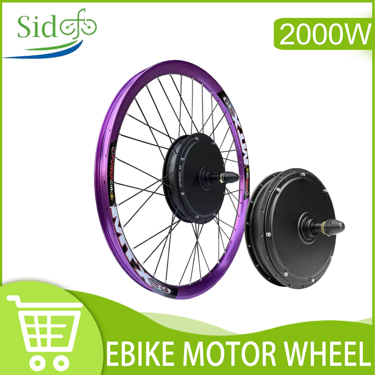 MTX39 48V52V 2000W Electric Bi - 72V 5000W Hub Motor Kit recension och pris